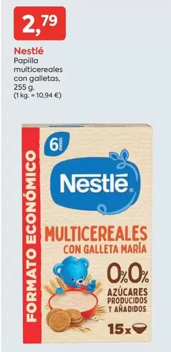 Nestlé - Papilla Multicereales Con Galletas