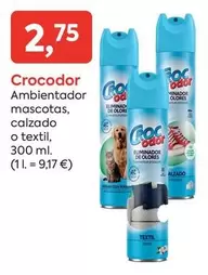 Crocodor Ambientador Mascotas, Calzado O Textil