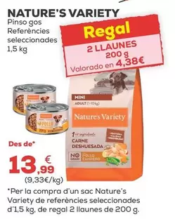 Nature's Variety - Pienso Gas