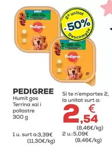 Pedigree - Humedo Gas Tarrina Xai I Pollastre