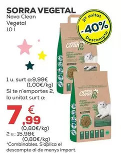 Nova Clean - Sorra Vegetal