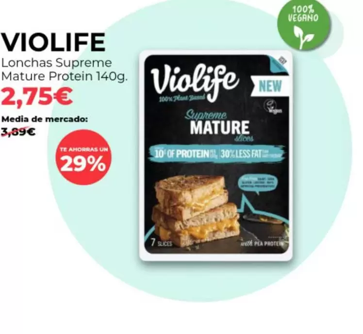 Violife - Lonchas Supreme