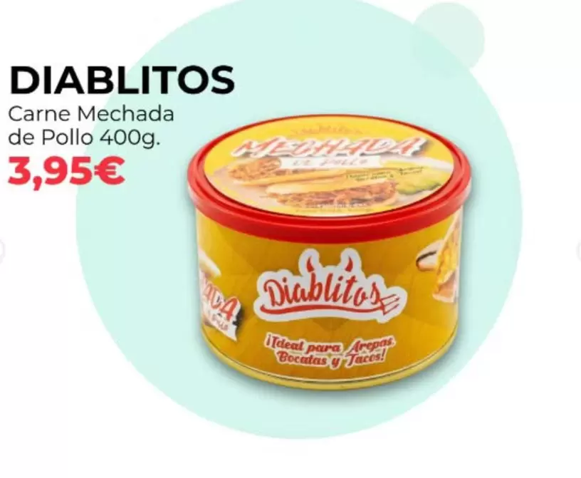 Diablitos - Carne Mechada De Pollo