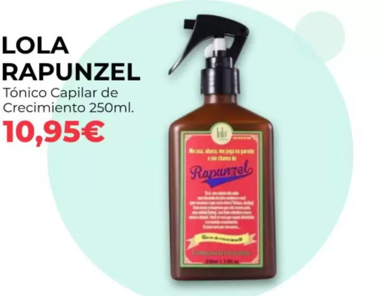 Lola - Rapunzel Tónico Capilar De Crecimiento