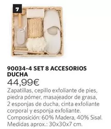 Set 8 Accesorios Ducha