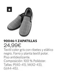 Cristian Lay - Zapatillas Textil Color Gris