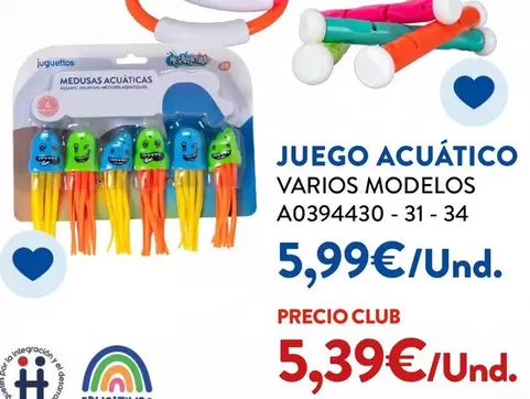 Juguettos - Juego Acuático