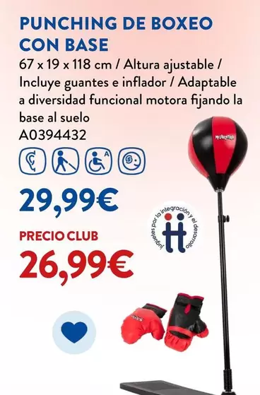 Punching De Boxeo Con Base