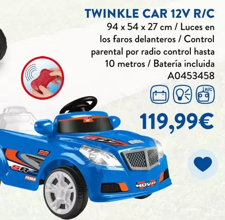 Feber - Twinkle Car 12v R/c
