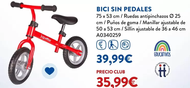 juguettos - Bici Sin Pedales
