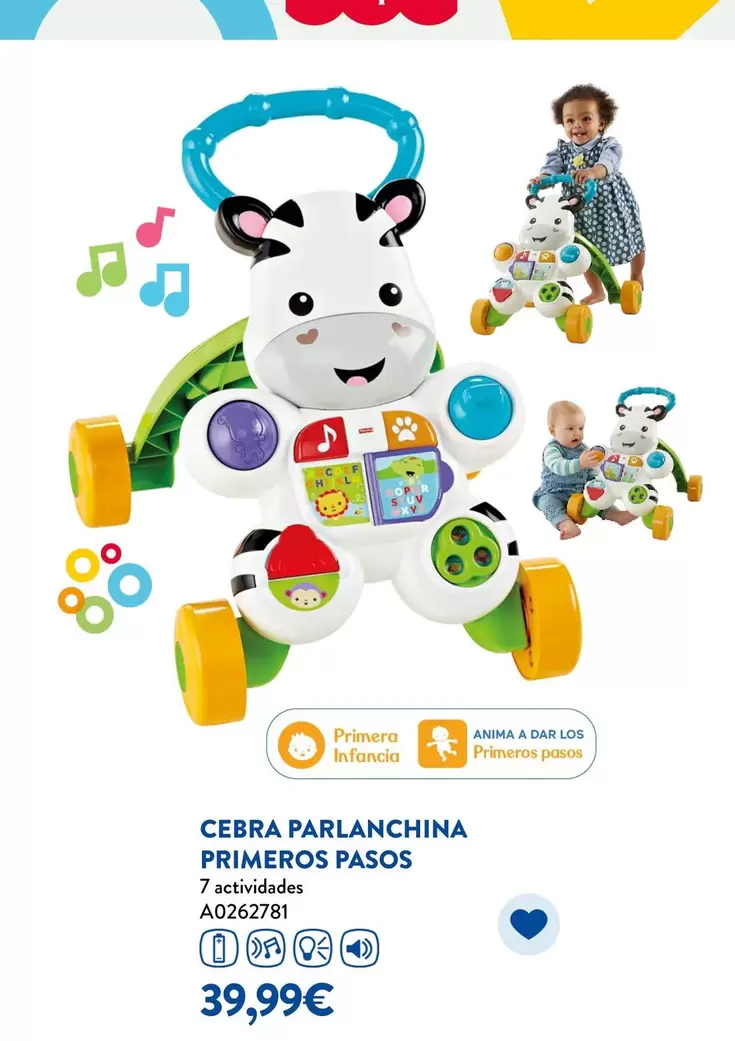 Princesa - Cebra Parlanchina Primeros Pasos