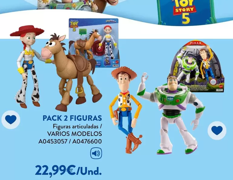 play - Pack 2 Figuras Figuras Articulados / Varios Modelos A0430507 A0476000