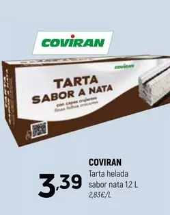 coviran - Tarta Helada Sabor Nata