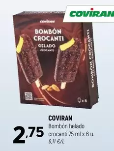 coviran - Bombon Helado Crocanti