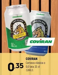 coviran - Cerveza Clasica O 0.0 Lata