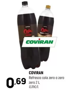 coviran - Refresco Cola Zero O Zero Zero