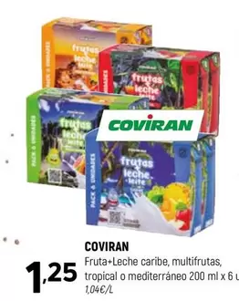 coviran - Fruta Leche Caribe, Multifrutas, Tropical O Mediterraneo
