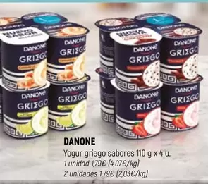 Danone - Yogur Griego Sabores