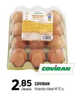 coviran - Huevos Clase M 12 U.