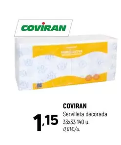 coviran - Servilleta Decorada