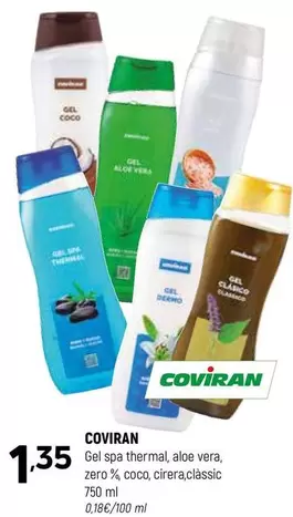 coviran - Gel Spa Thermal, Aloe Vera, Zero % Coco, Cierac/ Classic