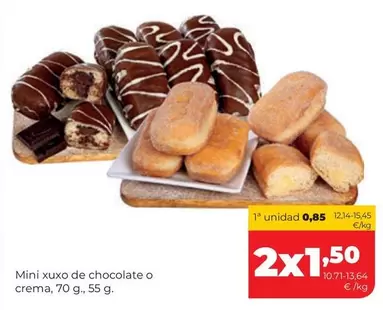 Mini Xuxo De Chocolate O Crema