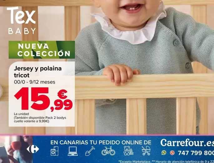 TEX - Baby Jersey Y Polaina Tricot