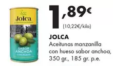 Jolca - Aceitunas Manzanilla Con Hueso Sabor Anchoa