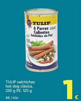 Tulipa - Salchichas Hot Dog Clasica