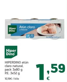 Hiperdino - Atun Claro Natural