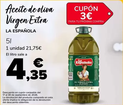 La Española - Aceite De Oliva Virgen Extra