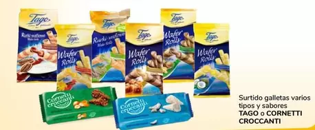 Tago / Cornetti Croccanti - Surtido Galletas Y Sabores