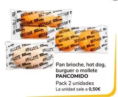 Pancomido - Pan Brioche, Hot Dog, Burger O Mollete