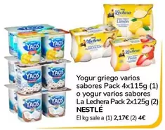 Nestlé - Yogur Griego O Yogur La Lechera