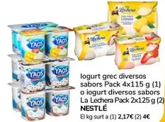 Nestlé - Logurt Grec Diversos Sabors O Iogurt Diversos Sabors La Lechera