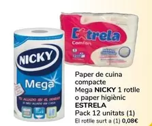 Nicky / Estrela - Paper De Cuina Compacte Mega O Paper Higiènic