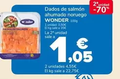 Wolder - Dados De Salmon Ahumado Noruego
