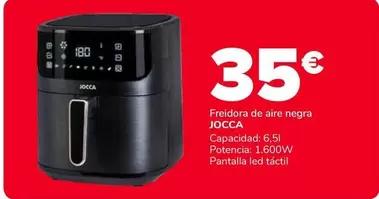 Jocca - Freidora De Aire Negra