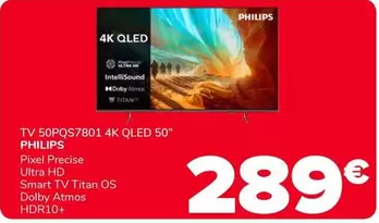 Philips - TV 50PQS7801 4K QLED 50"
