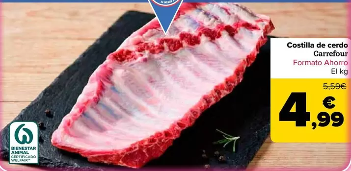 Carrefour - Costilla De Cerdo
