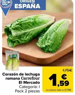 Carrefour El Mercado - Corazón De Lechuga Romana