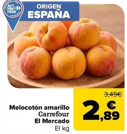 Carrefour El Mercado - Melocotón Amarillo