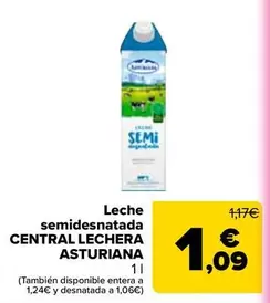 Central Lechera Asturiana - Leche Semidesnatada