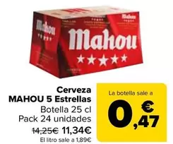 Mahou - Cerveza 5 Estrellas