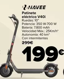 Navee - Patinete Eléctrico V40I