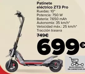 Segway - Patinete Eléctrico ZT3 Pro