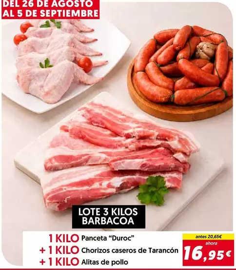 duroc - Lote 3 Kilos Barbacoa