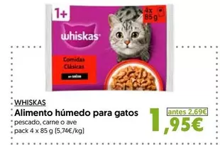 Whiskas - Alimento Humedo Para Gatos
