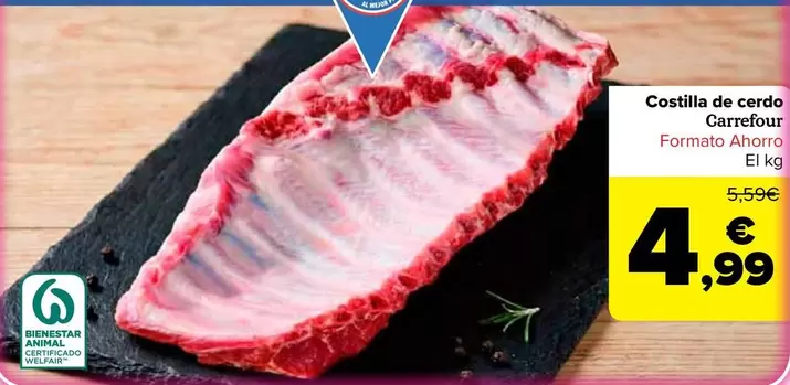 Carrefour - Costilla De Cerdo