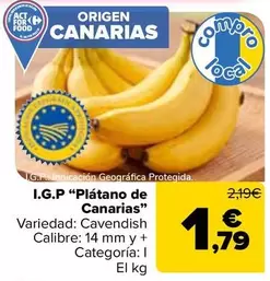 IGP “Plátano De Canarias"